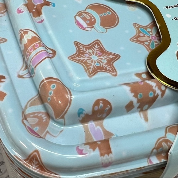 CWC Pastel Blue Christmas GIngerbread Snowman Theme Food Storage Containers - 24 - Picture 5 of 10